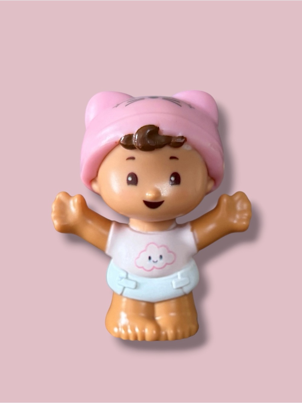 Fisher Price Little People Baby in Pink Hat
